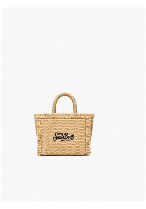 Borsa mini in paglia SAINT BARTH | VAMI09 VANITY MINI STRAW N00421L 1100 EMB